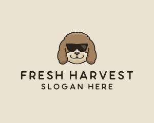 Fluffy Cool Pet Dog logo design