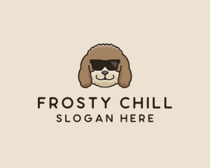 Fluffy Cool Pet Dog logo design