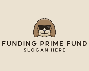 Fluffy Cool Pet Dog logo design