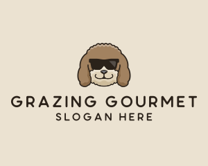 Fluffy Cool Pet Dog logo design