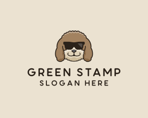 Fluffy Cool Pet Dog logo design