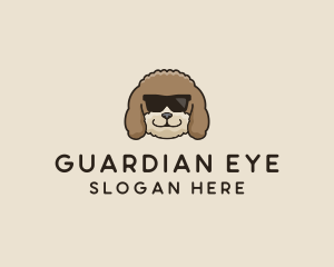 Fluffy Cool Pet Dog logo design