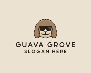 Fluffy Cool Pet Dog logo design