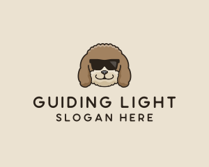 Fluffy Cool Pet Dog logo design