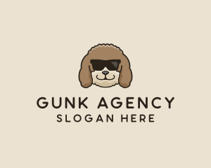 Fluffy Cool Pet Dog logo design