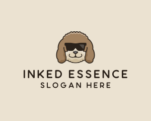 Fluffy Cool Pet Dog logo design