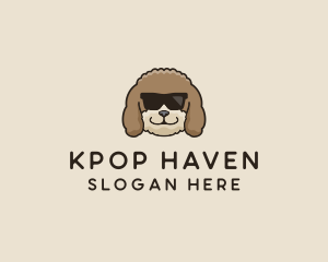 Fluffy Cool Pet Dog logo design