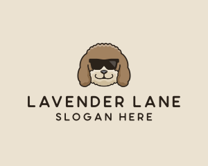 Fluffy Cool Pet Dog logo design