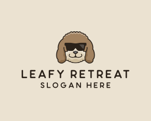 Fluffy Cool Pet Dog logo design