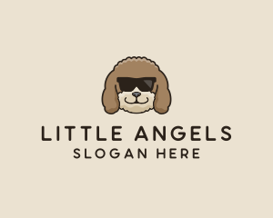 Fluffy Cool Pet Dog logo design