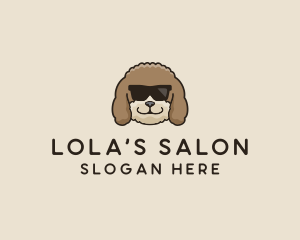 Fluffy Cool Pet Dog logo design