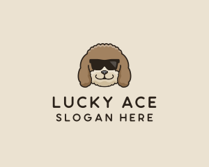 Fluffy Cool Pet Dog logo design