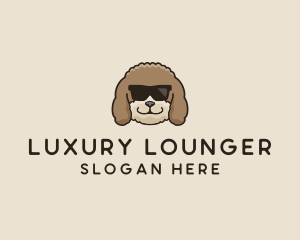 Fluffy Cool Pet Dog logo design