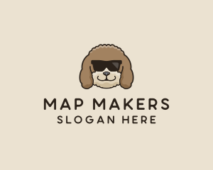 Fluffy Cool Pet Dog logo design