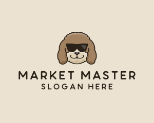 Fluffy Cool Pet Dog logo design