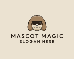 Fluffy Cool Pet Dog logo design