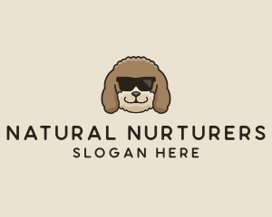 Fluffy Cool Pet Dog logo design