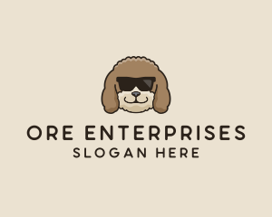 Fluffy Cool Pet Dog logo design