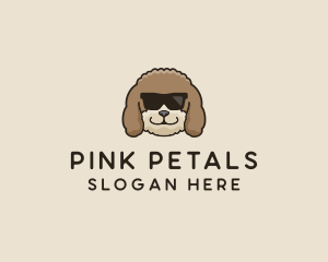 Fluffy Cool Pet Dog logo design