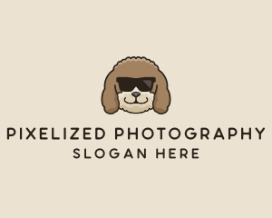 Fluffy Cool Pet Dog logo design