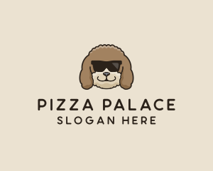 Fluffy Cool Pet Dog logo design