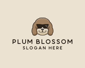 Fluffy Cool Pet Dog logo design