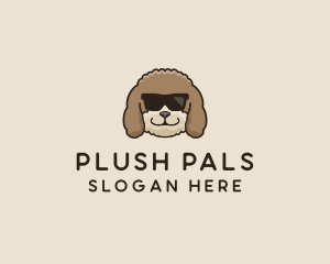 Fluffy Cool Pet Dog logo design