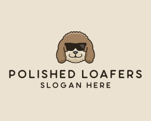 Fluffy Cool Pet Dog logo design