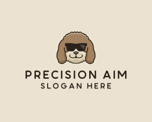 Fluffy Cool Pet Dog logo design