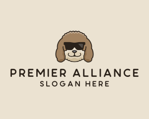 Fluffy Cool Pet Dog logo design