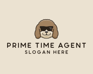 Fluffy Cool Pet Dog logo design