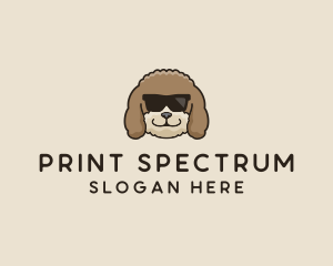 Fluffy Cool Pet Dog logo design