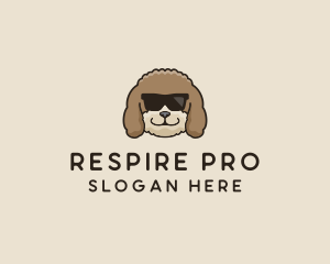 Fluffy Cool Pet Dog logo design