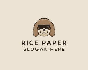 Fluffy Cool Pet Dog logo design