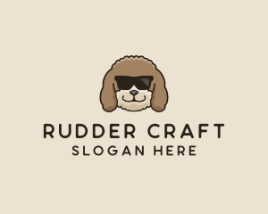 Fluffy Cool Pet Dog logo design