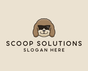 Fluffy Cool Pet Dog logo design