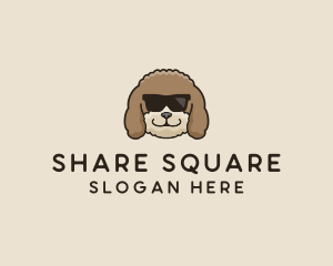 Fluffy Cool Pet Dog logo design