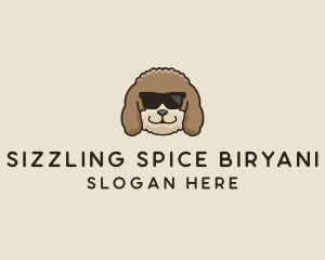 Fluffy Cool Pet Dog logo design