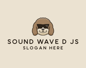 Fluffy Cool Pet Dog logo design