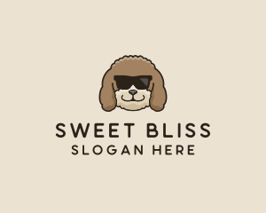 Fluffy Cool Pet Dog logo design