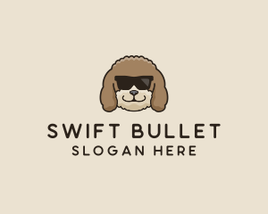 Fluffy Cool Pet Dog logo design