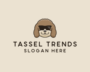 Fluffy Cool Pet Dog logo design