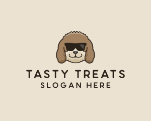 Fluffy Cool Pet Dog logo design