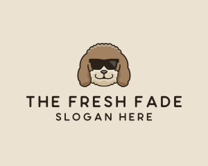 Fluffy Cool Pet Dog logo design