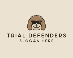 Fluffy Cool Pet Dog logo design