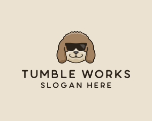 Fluffy Cool Pet Dog logo design