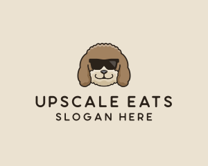 Fluffy Cool Pet Dog logo design