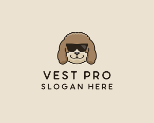 Fluffy Cool Pet Dog logo design