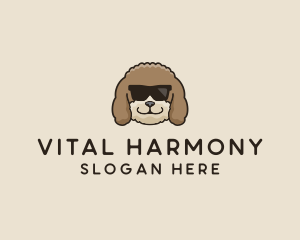 Fluffy Cool Pet Dog logo design