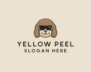 Fluffy Cool Pet Dog logo design